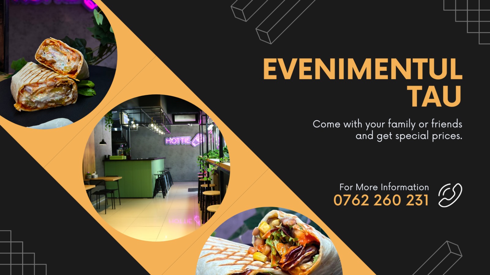 Come with your family or friends and get special prices.